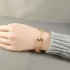 Classic Gold 15mm Big Clover Bracelet