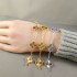 Classic Gold 15mm Big Clover Bracelet