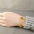 Classic Gold 15mm Big Clover Bracelet