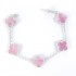 Natural Pink Mother Of Pearl 15mm Big Clover Bracelet