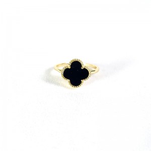 Natural Black Onyx Ring