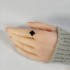 Natural Black Onyx Ring