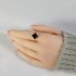 Natural Black Onyx Ring