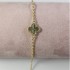 Classic Gold Clover Bracelet with Zircon Diamond