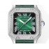 Cartier Santos De 35.1mm Medium Watch, Diamond Dial