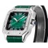 Cartier Santos De 35.1mm Medium Watch, Diamond Dial