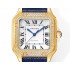 Cartier Santos De 35.1mm Medium Watch, Diamond Dial