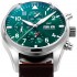 IWC Pilot's Watch Chronograph ,Green, Stainless steel Case