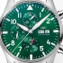 IWC Pilot's Watch Chronograph ,Green, Stainless steel Case