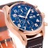 IWC Pilot's Watch Chronograph ,Rosegold plated, Stainless steel Case