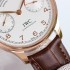 IWC Portugieser Annual Calendar 44,White Dial ,Rosegold Plated Case 