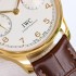 IWC Portugieser Annual Calendar 44,White Dial ,Gold Plated Case 