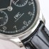 IWC Portugieser Annual Calendar 44,Black Dial ,White Gold Case 