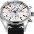 IWC Pilot's Watch Chronograph ,White, Stainless steel Case