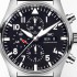 IWC Pilot's Watch Chronograph ,Black, Stainless steel Case