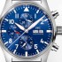 IWC Pilot's Watch Chronograph ,Blue, Stainless steel Case