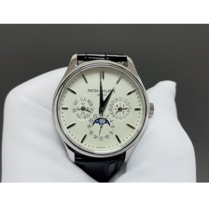 Patek Philippe's Perpetual Calendar Watch,White Dial ,Whitegold Case