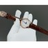 Patek Philippe's Calendar Watch,Rose Gold Bezel,on Brown Leather Strap