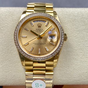 Rolex Datejust Oyster, 36 mm, Oystersteel, Yellow Gold and Diamonds